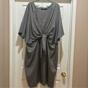 Eloquii NWT Women’s Size 26 Faux Wrap Dress Minimalist Lagenlook